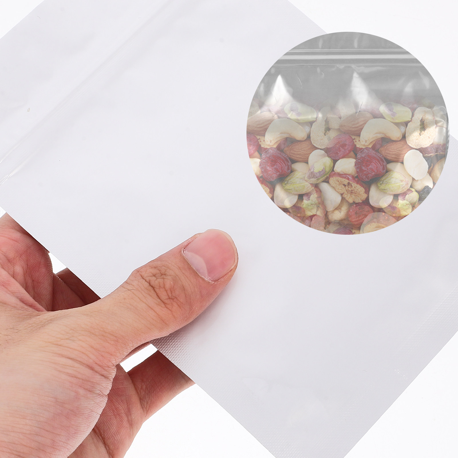 Food Snacks Items - 50Pcs Kantong Kedap Udara yang Dapat