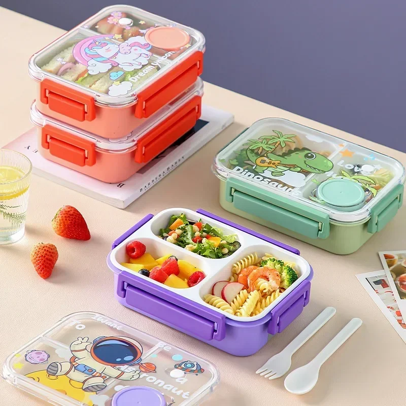 Food Prep Snacks - Kotak Makan Siang Bento Kartun Unicorn