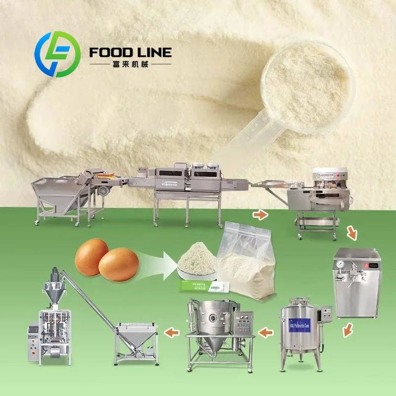 Food Protein Snacks - Mesin Produksi Bubuk Protein Telur Otomatis