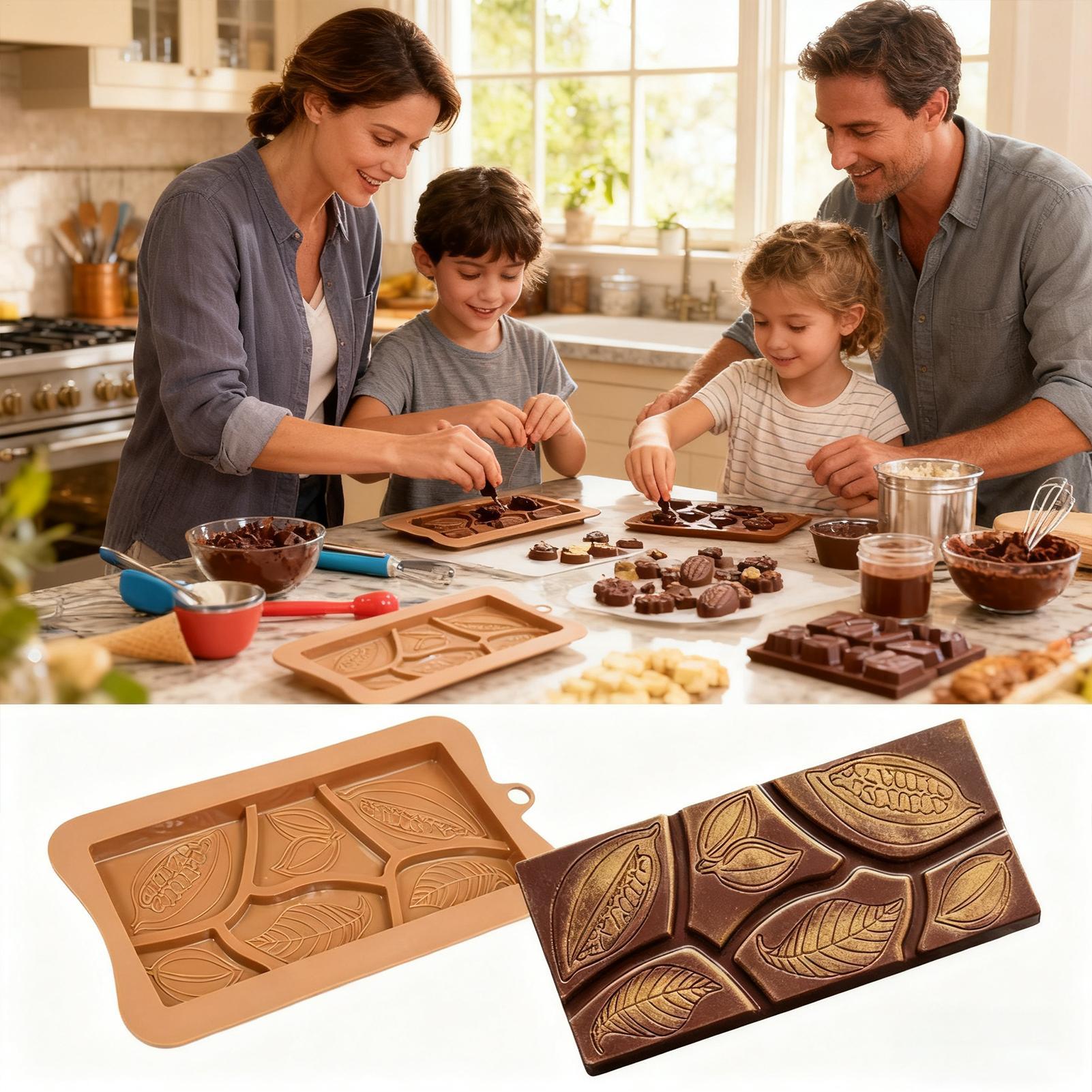 Food Protein Snacks - Cetakan Cokelat Silikon Food Grade Fleksibel