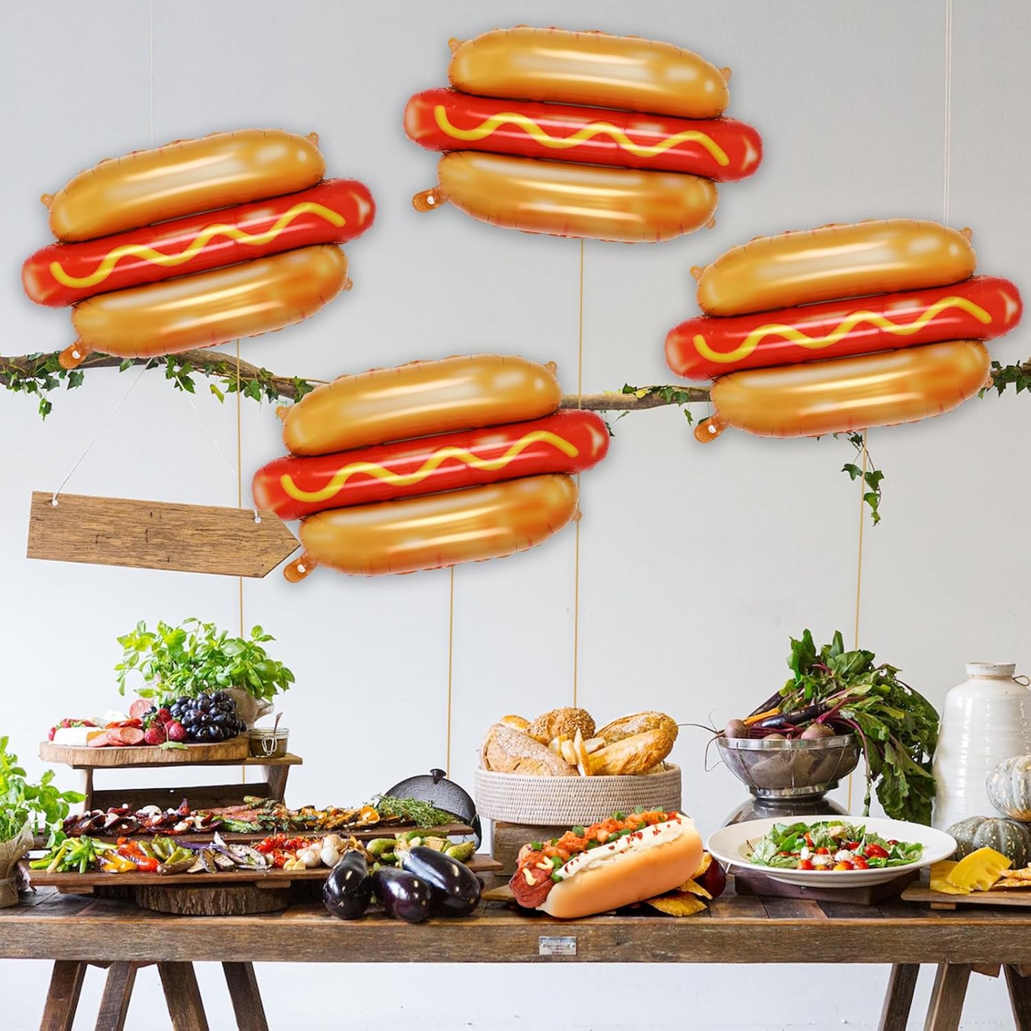 6 Buah Balon Hot Dog Raksasa,  - Food Giant Snacks ulasan dan harga