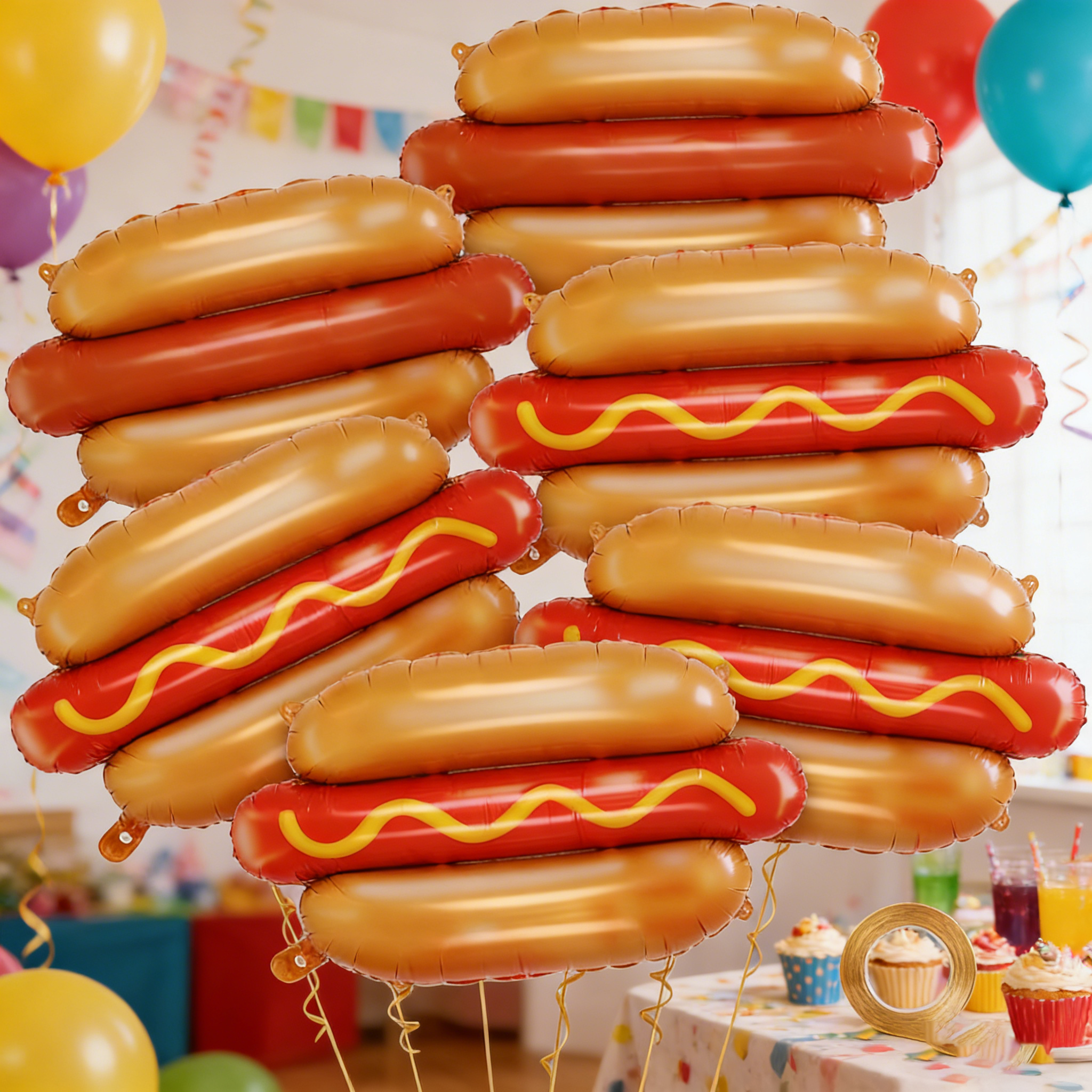 6 Buah Balon Hot Dog Raksasa,  - Food Giant Snacks ulasan dan harga