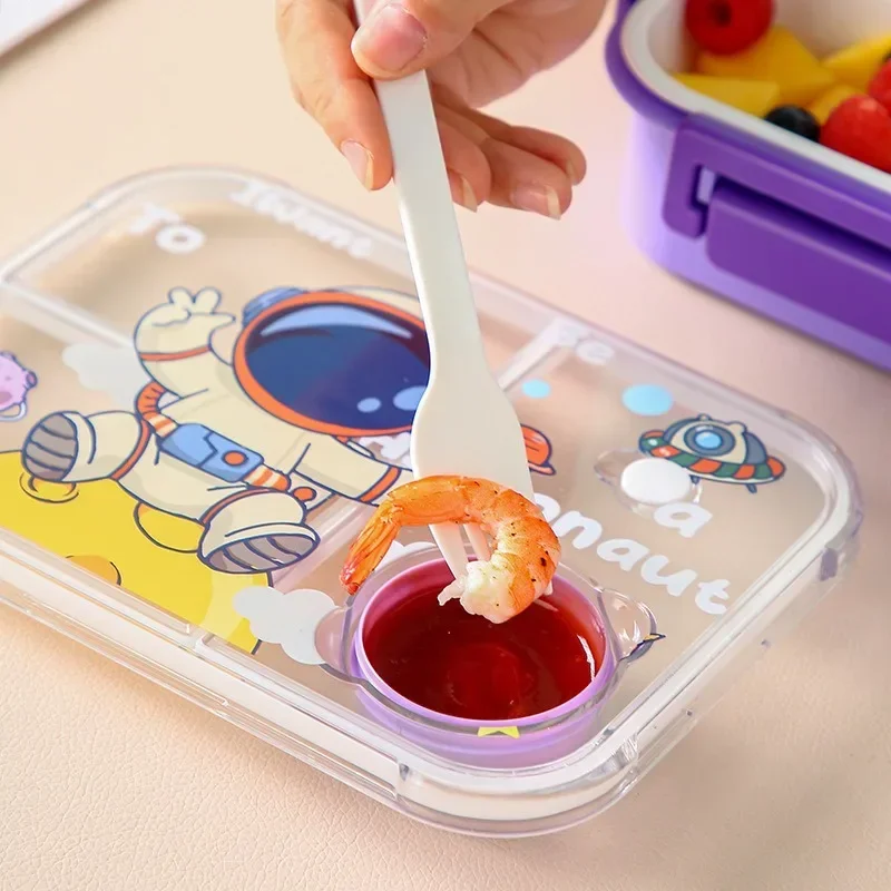 Kotak Makan Siang Bento Kartun - Food Prep Snacks ulasan dan harga