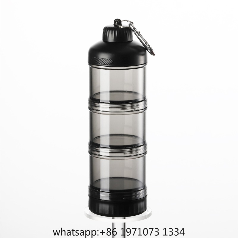 Kotak Dispenser Bubuk 3 Lapis  - Food Protein Snacks ulasan dan harga