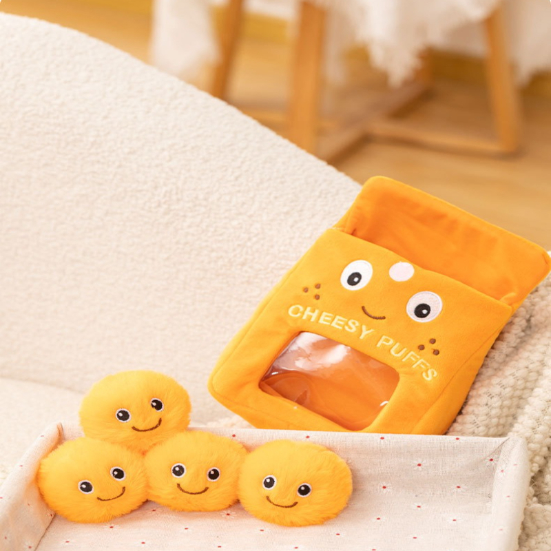 Boneka Plushie Camilan Puff Pa - Soft Food Snacks Kids ulasan dan harga