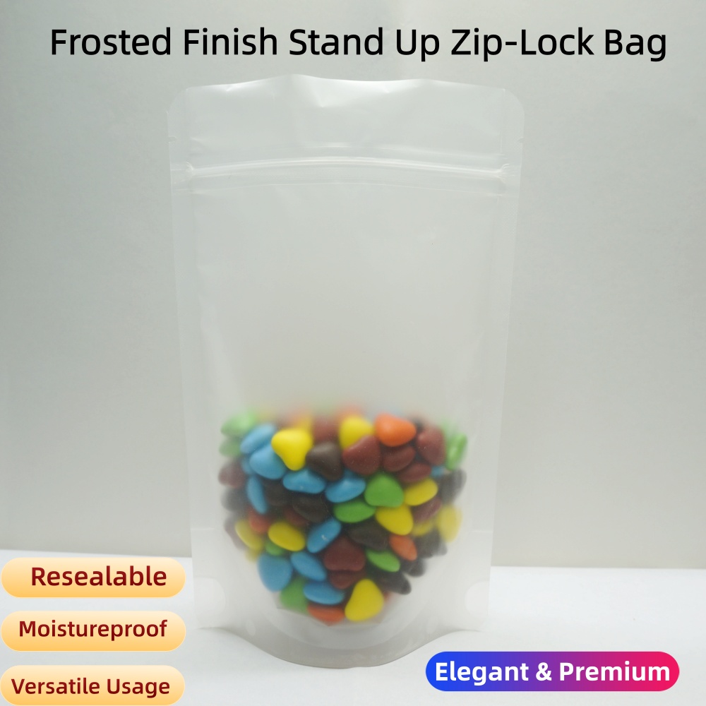 100 Buah Tas Zip Lock Transpar - Food Snacks Items ulasan dan harga