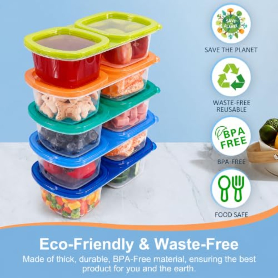 5-Pack Wadah Makanan Ringan ya - Food Prep Snacks ulasan dan harga