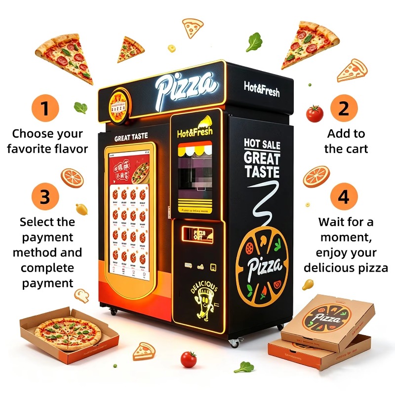 Kios Penjual Pizza Otomatis de - Quick Food Snacks ulasan dan harga