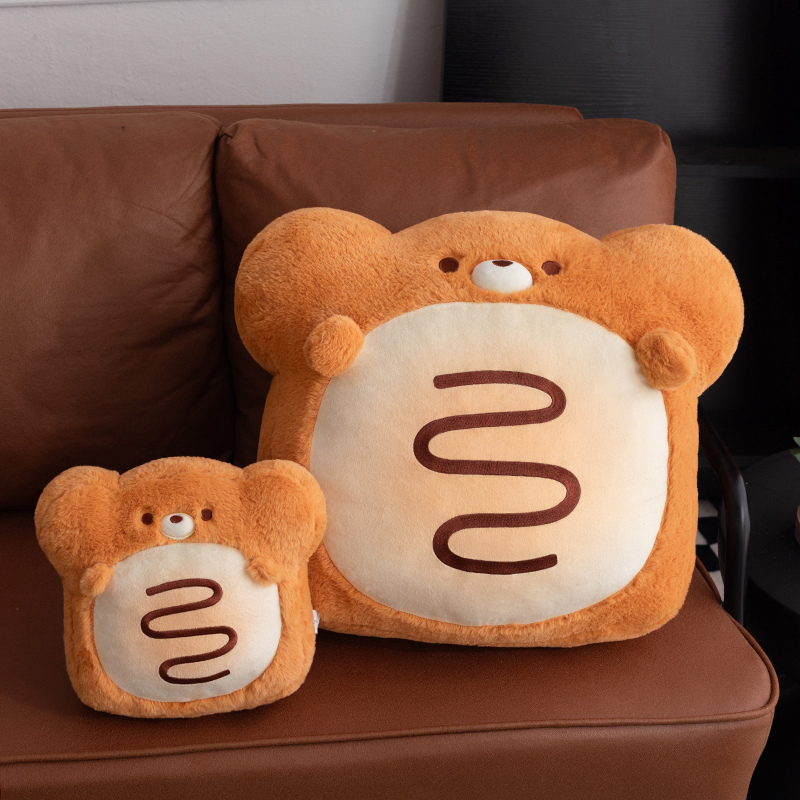 Boneka Beruang Roti Lucu Lembu - Soft Food Snacks Kids ulasan dan harga