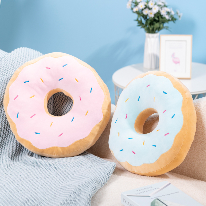 Bantal Mewah Donat Warna Perme - Soft Food Snacks Kids ulasan dan harga
