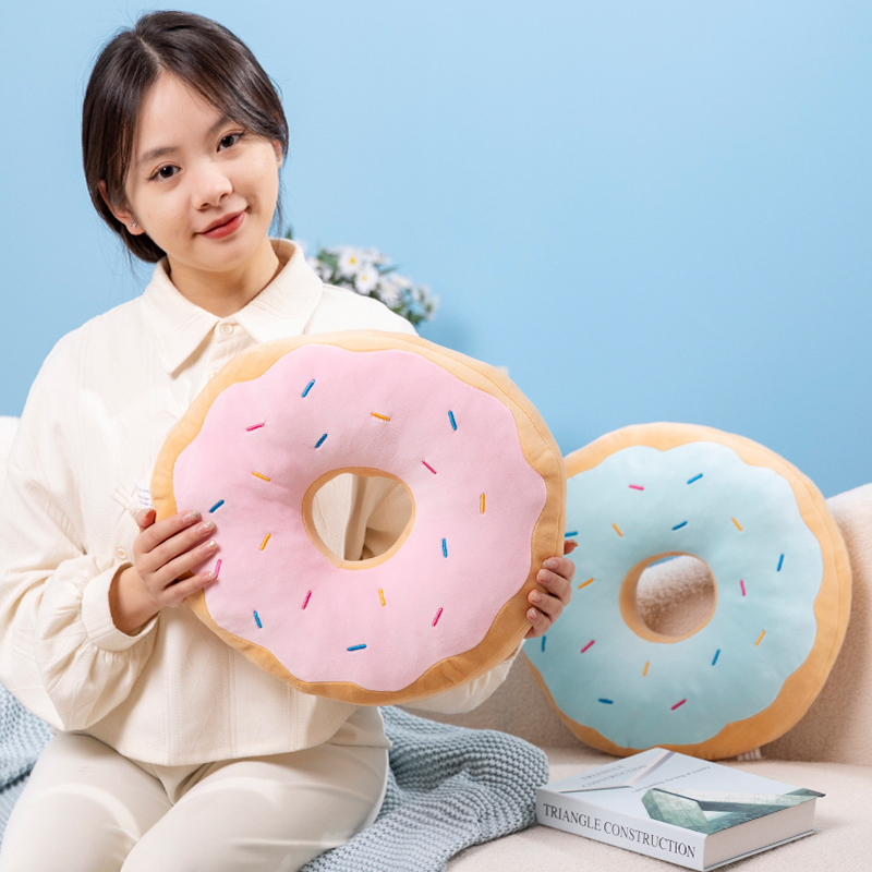 Bantal Mewah Donat Warna Perme - Soft Food Snacks Kids ulasan dan harga