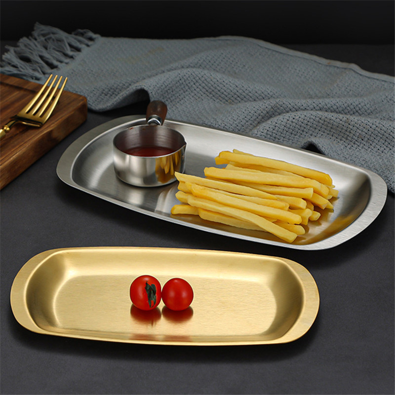 Piring Makan Stainless Steel 3 - Food Snacks In Korea ulasan dan harga