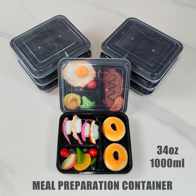 3 Kompartemen 34 Oz/1000 Ml, 1 - Food Prep Snacks ulasan dan harga